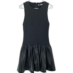 NWT Alice + Olivia Mini‎ Dress, Ella Combo Drop Waist, Sz. 2 Cocktail Dress